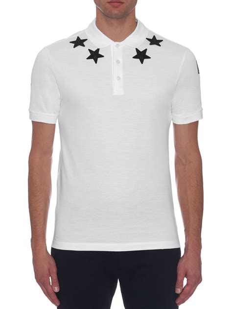 white givenchy polo|givenchy polo shirts.